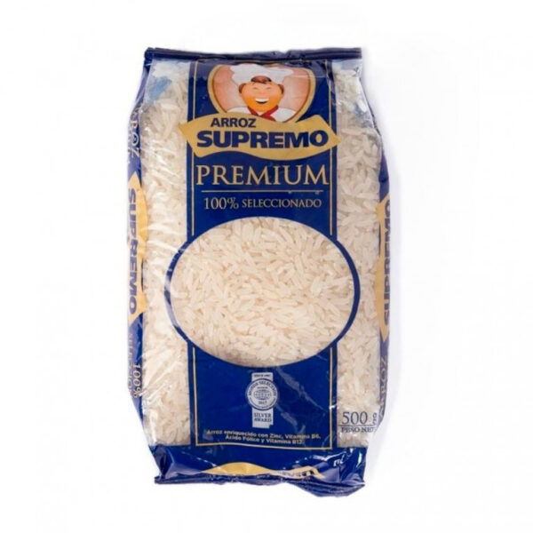 ARROZ SUPREMO TIPO I GLASE PREMIUN 500GR.