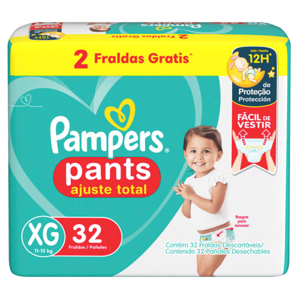 Pampers Pants pañales SX 32 unidades