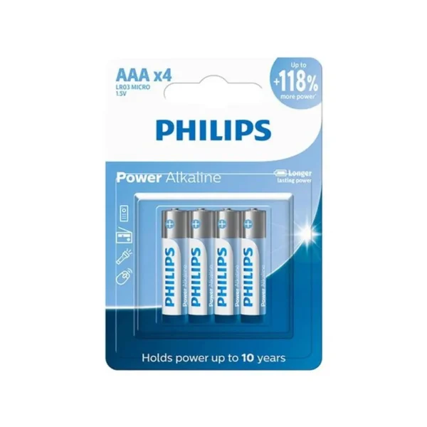 Pila Ultra Alkalina Philips AAAX4