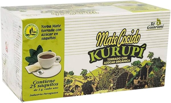 Mate cocido Kurupi torrado con azúcar