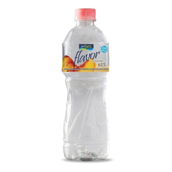 AGUA BES FLAVOR DURAZNO 625 ML PACK 6