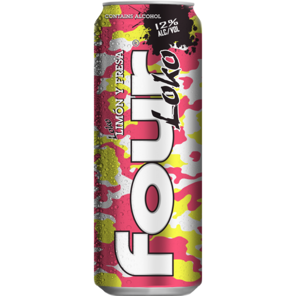 FOUR LOKO SABOR FRESA ( GOLD ) 473 ML